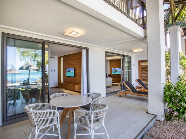 Terrasse de la Paradis Suite Beachfront