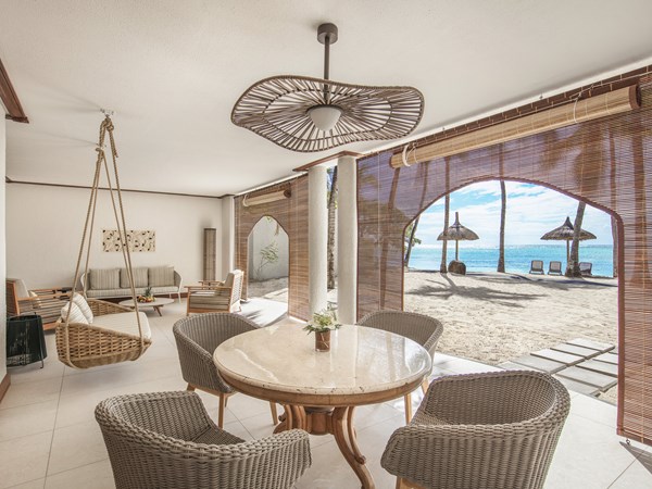 Terrasse de la Senior Suite Beachfront