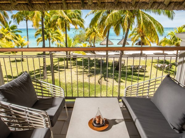 Terrasse de la 2 Bedroom Family Suite Beachfront