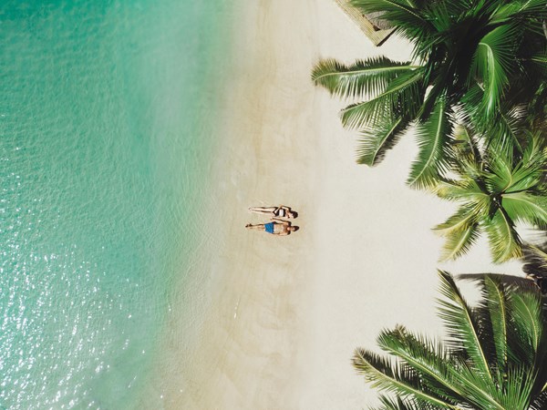La plage privative