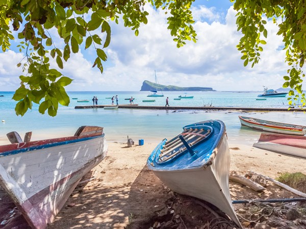 La côte nord de l'île Maurice