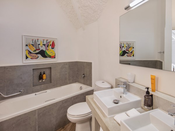 La salle de bain de la Premium Garden Bungalow