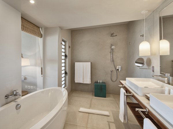 La salle de bain de la chambre Prestige