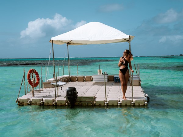 Profitez du lagon turquoise