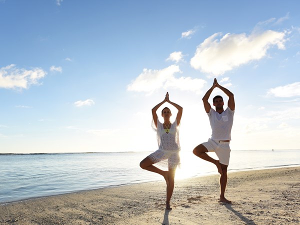 Remise en forme sur la plage