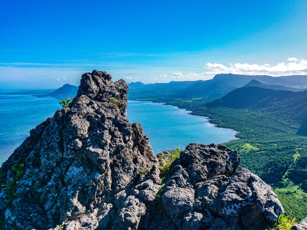 Vue spectaculaire depuis les hauteurs du Morne