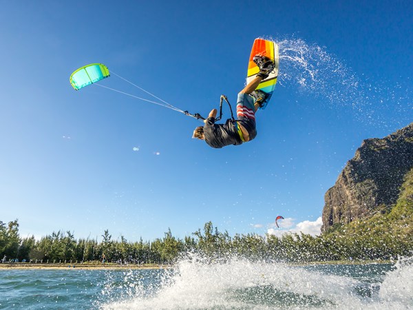 Kitesurf au pied du Morne