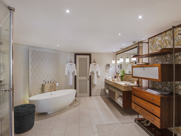 Salle de bain de la Tropical Suite