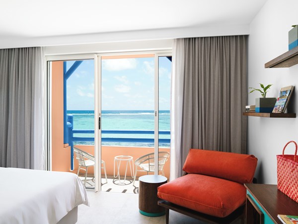 Une sur le lagon de la chambre Bang on Beach