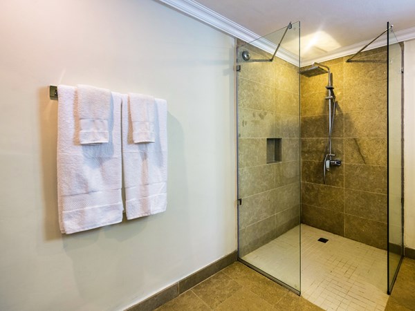 La salle d'eau de la Suite Room
