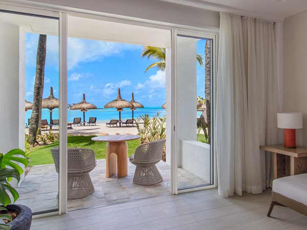 Terrasse de la Hibiscus Beachfront Room
