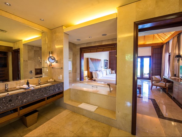 La deuxième salle de bain de la Shanti Villa