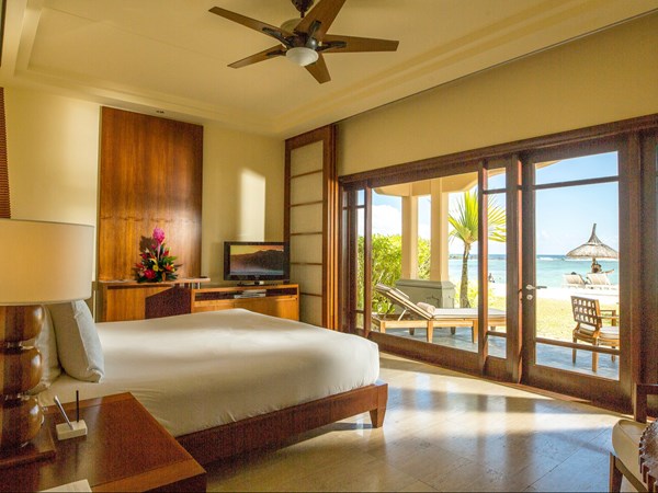 La chambre de la Junior Suite Beachfront