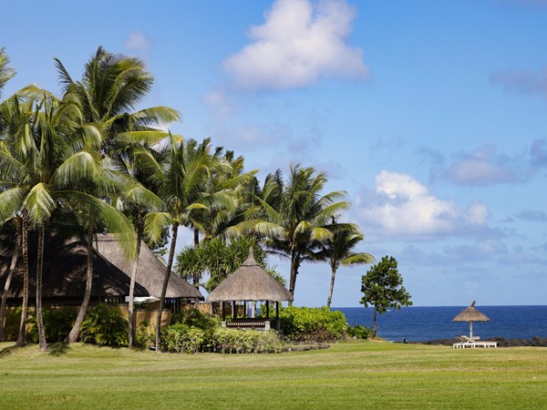La vue extérieur de la Oceanview Double Suite Pool Villa