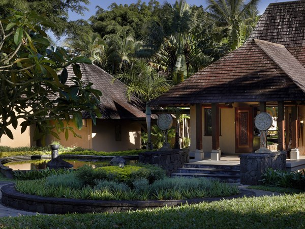 L'entrée du Shanti Spa