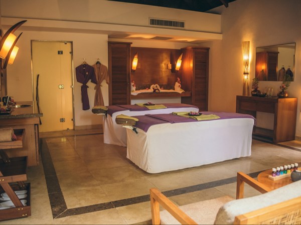 La salle de massage pour deux du Shanti Spa