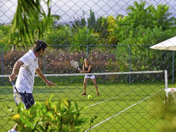 Le court de tennis