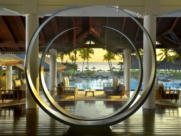 Le lobby de l'hôtel