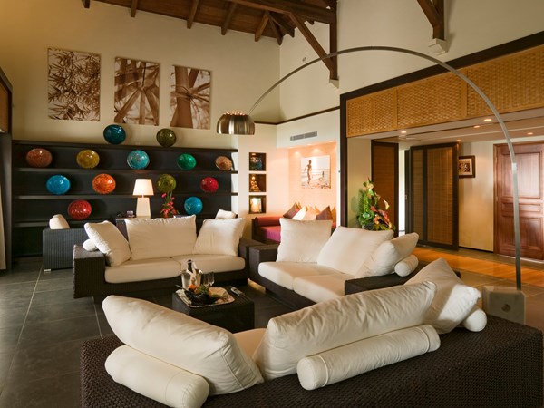 Le salon de l'Imperial Suite