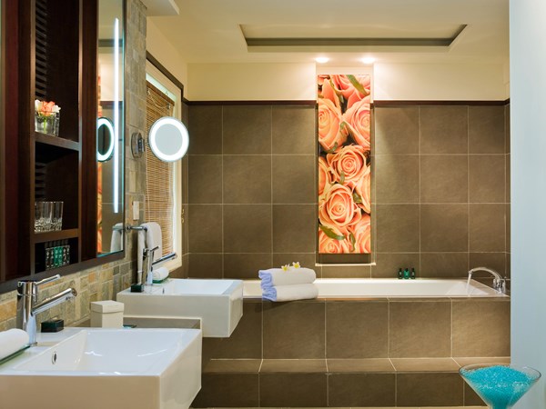 La salle de bain de l'Imperial Suite