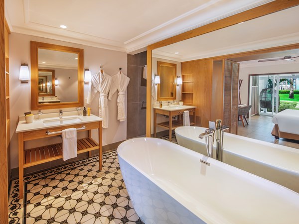 La salle de bain de la premium suite