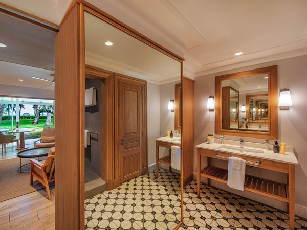 La salle de bain de la premium suite