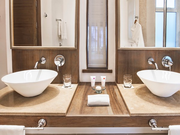 La salle de bain de chambre Plage