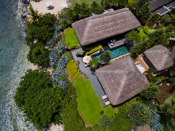 La vue aérienne de la Three Bedroom Royal Ocean View Villa with Private Pool
