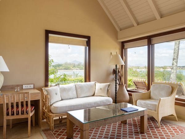 Le salon de la Luxury Ocean View Pavilion