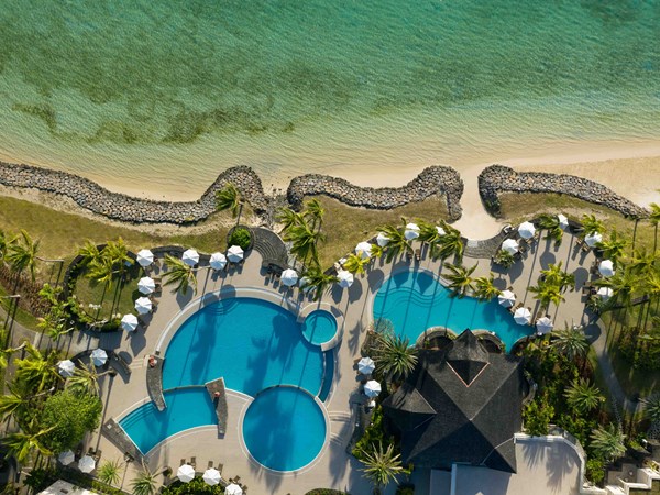 Vue aérienne The Residence Mauritius