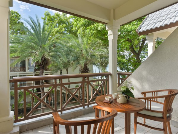 La terrasse de la Colonial Garden View Terrace