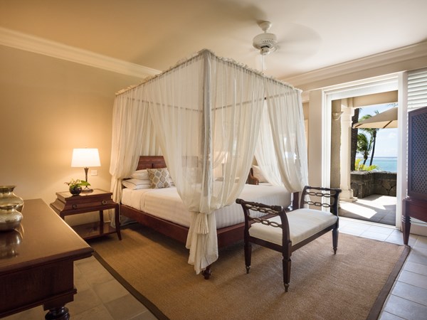 La chambre de la Colonial Ocean Front Suite