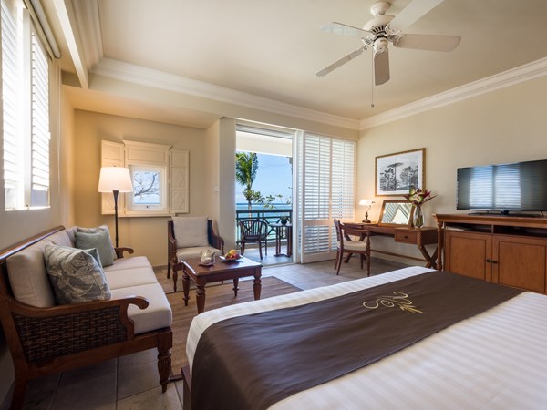 La chambre de la Colonial Ocean Front Terrace