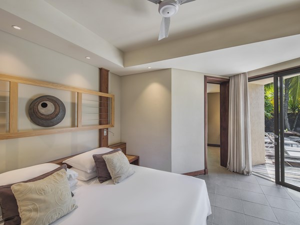 La deuxième chambre de la 3-bedroom Pool Villa