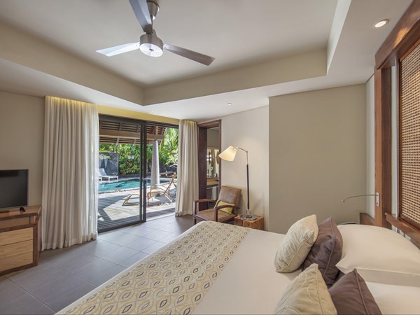 La première chambre de la 3-bedroom Pool Villa