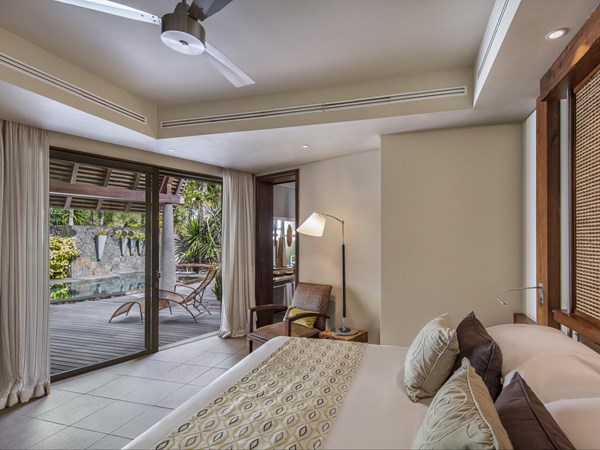 La première chambre de la 2-bedroom Pool Villa