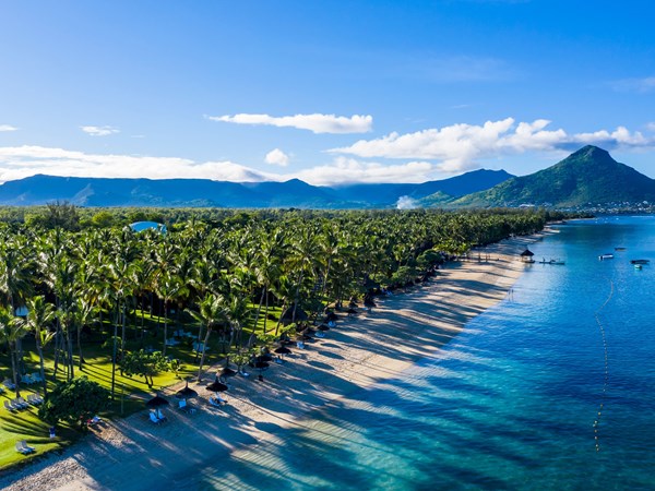 La magnifique plage de Flic en Flac
