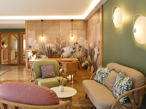 Le lobby de l'hôtel