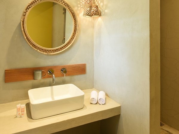 La salle d'eau de la chambre Comfort