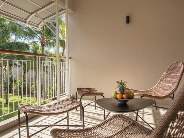 La terrasse de la Nouvelle Chambre Deluxe