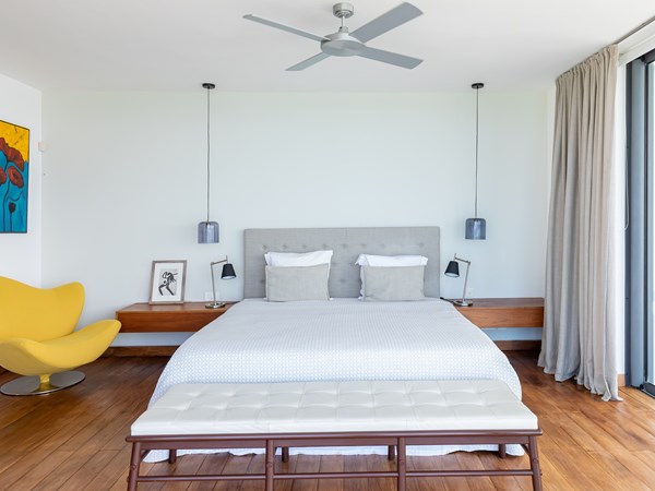Une chambre de la villa
