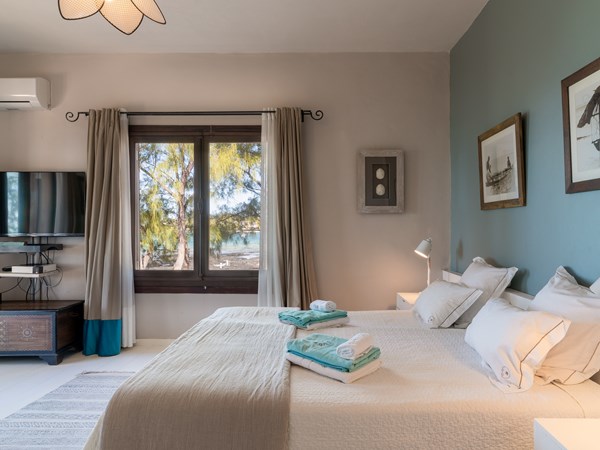 Une chambre de la villa