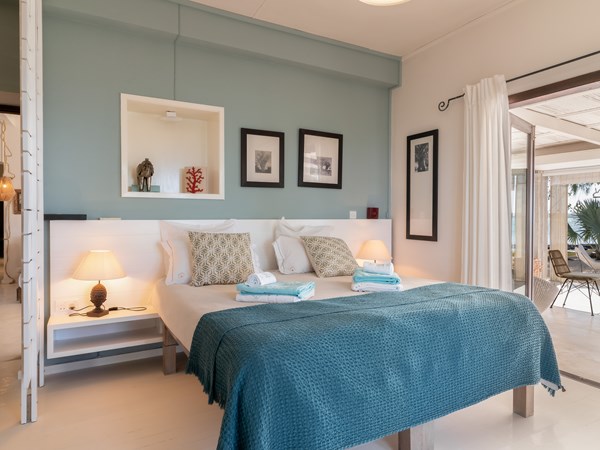 Une chambre de la villa
