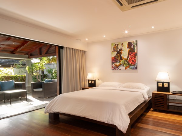 La première chambre de la villa au rez-de-chaussée