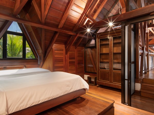 La deuxième chambre de la villa au 1er étage