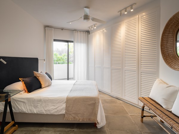 Une chambre de la villa