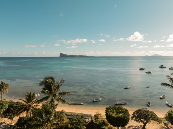 La villa offre une vue imprenable sur Coin de Mire