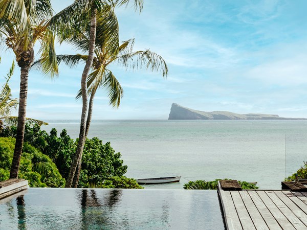La vue spectaculaire de la villa