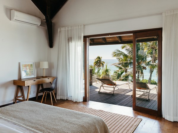 La vue d'une chambre de la villa