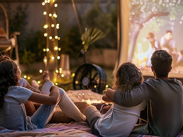 Le ciné en plein air